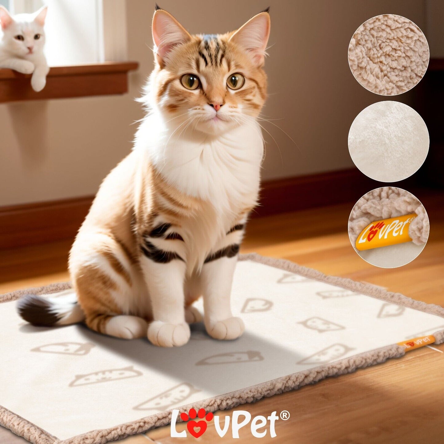 LOVPET® Hunde Decke Wasserdicht Haustier Trockenbett Fleece, 3X Spielzeugknoch