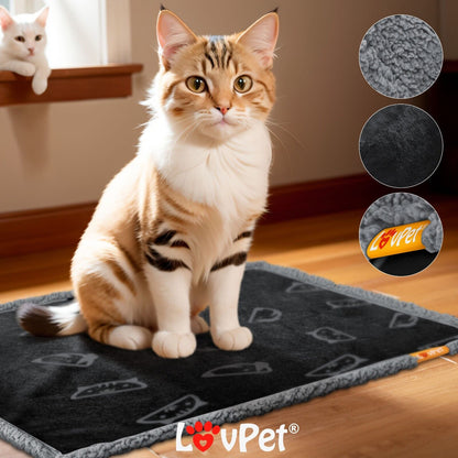 LOVPET® Hunde Decke Wasserdicht Haustier Trockenbett Fleece, 3X Spielzeugknoch