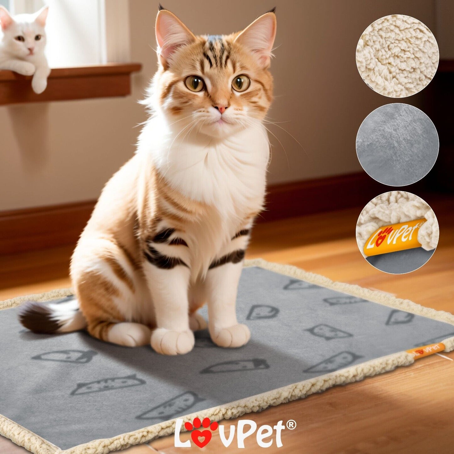 LOVPET® Hunde Decke Wasserdicht Haustier Trockenbett Fleece, 3X Spielzeugknoch